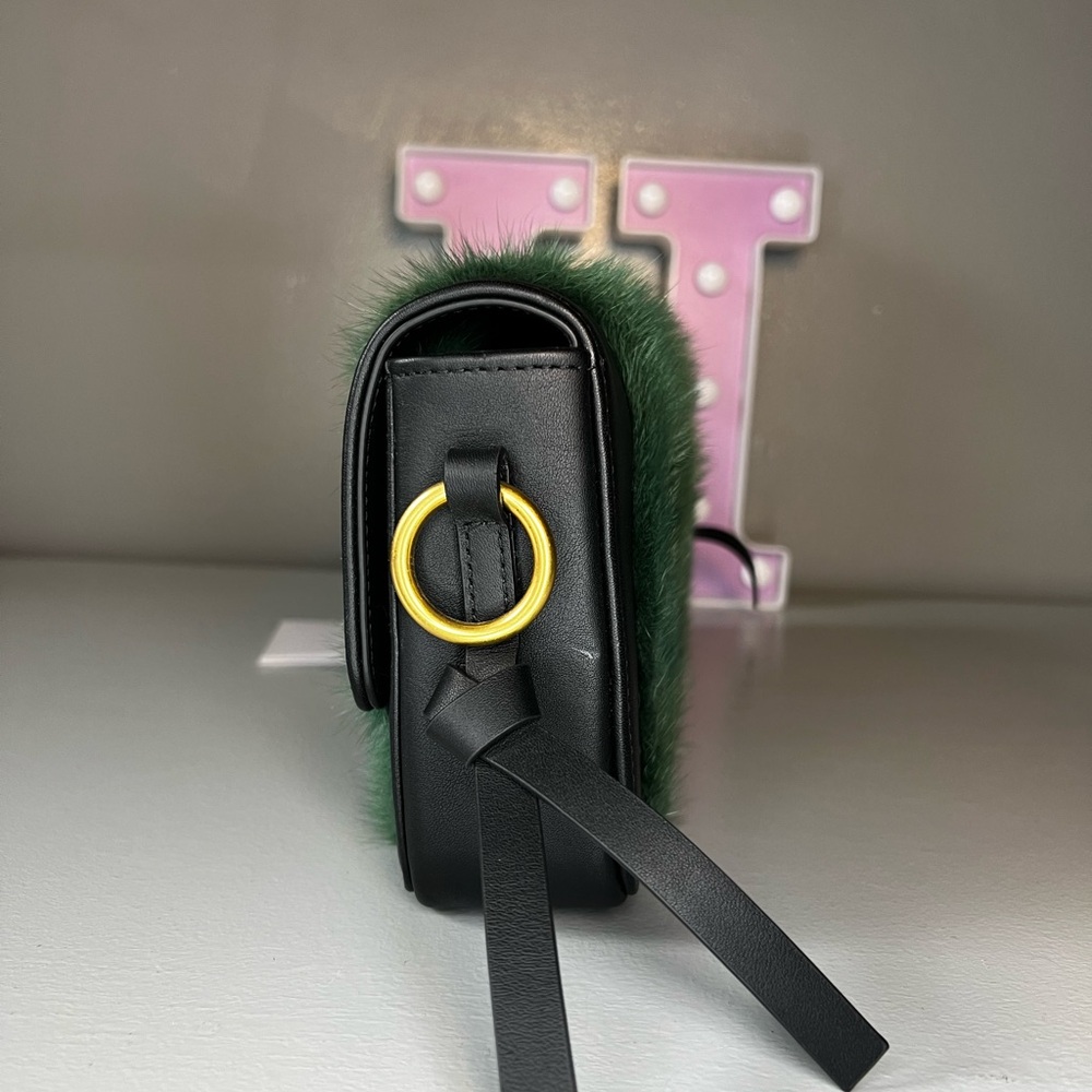 Brandon Blackwood medium Nia bag with mink fur - Picture 11 of 12